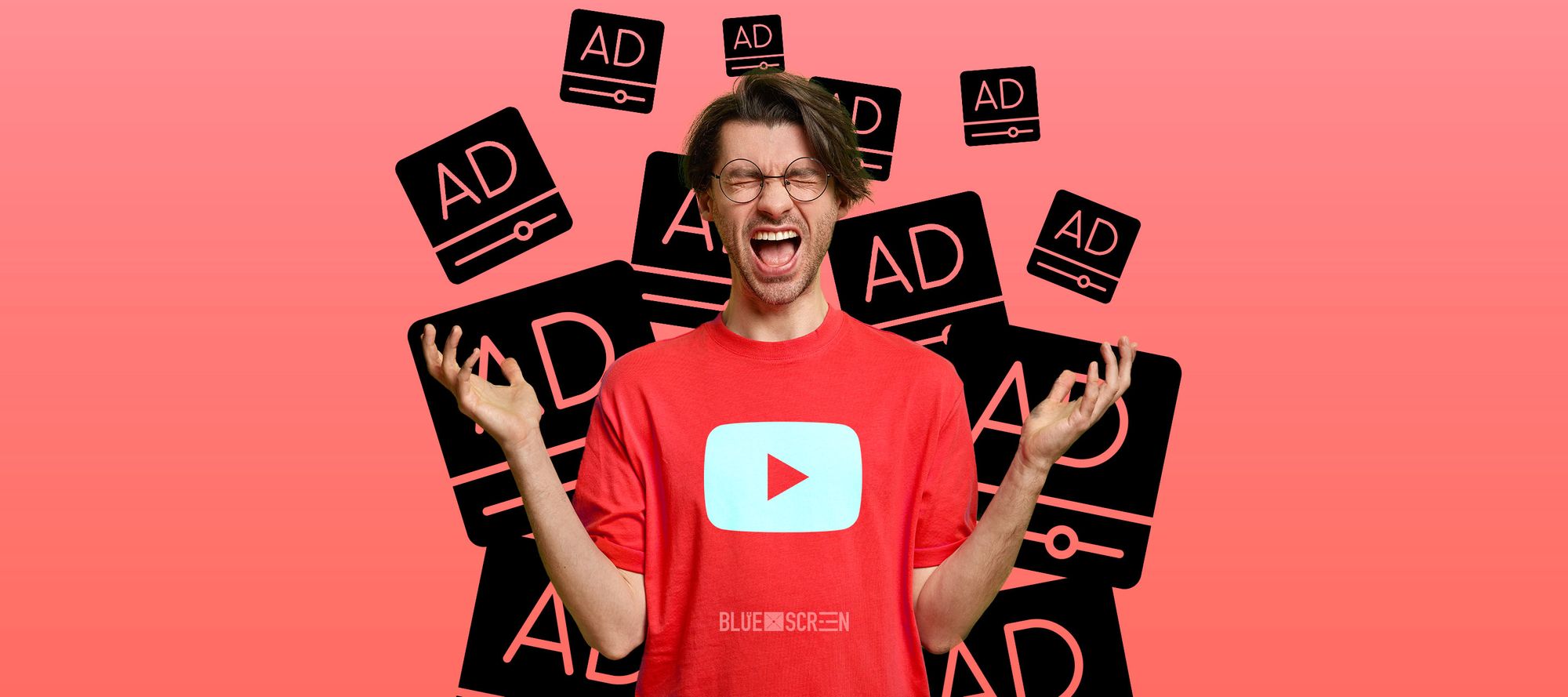 YouTube стал показывать по пять рекламных роликов у пользователей