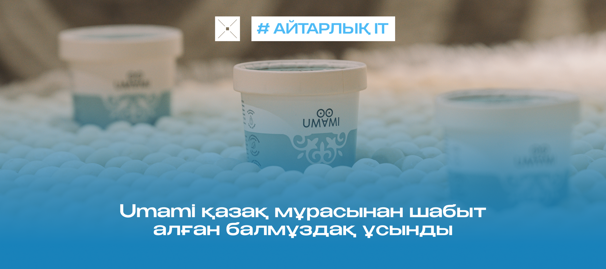 Umami қазақ мұрасынан шабыт алған балмұздақ ұсынды
