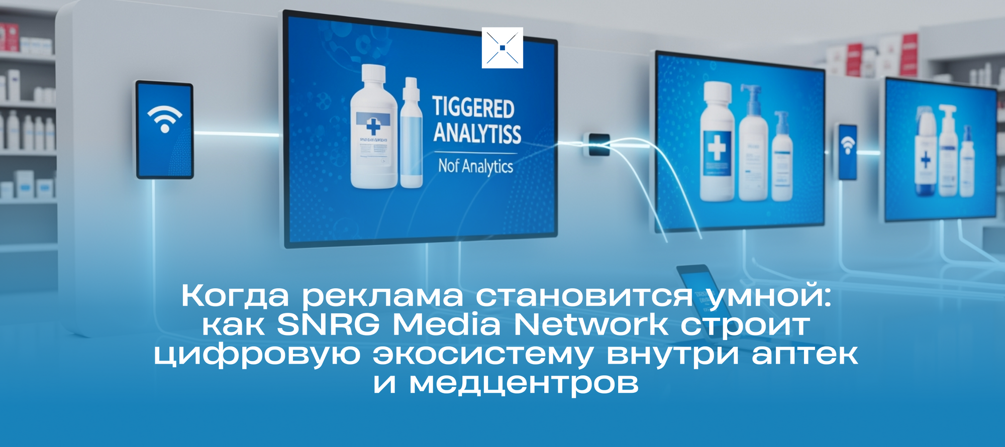 Когда реклама становится умной: как SNRG Media Network строит цифровую экосистему внутри аптек и медцентров