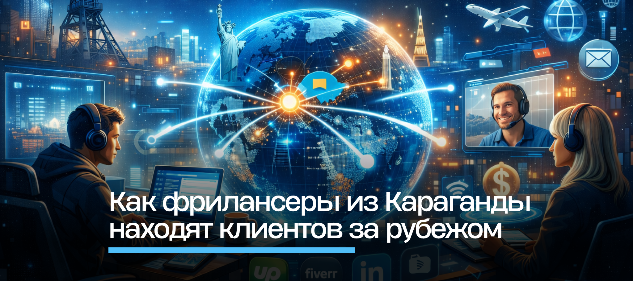 Как фрилансеры из Караганды находят клиентов за рубежом