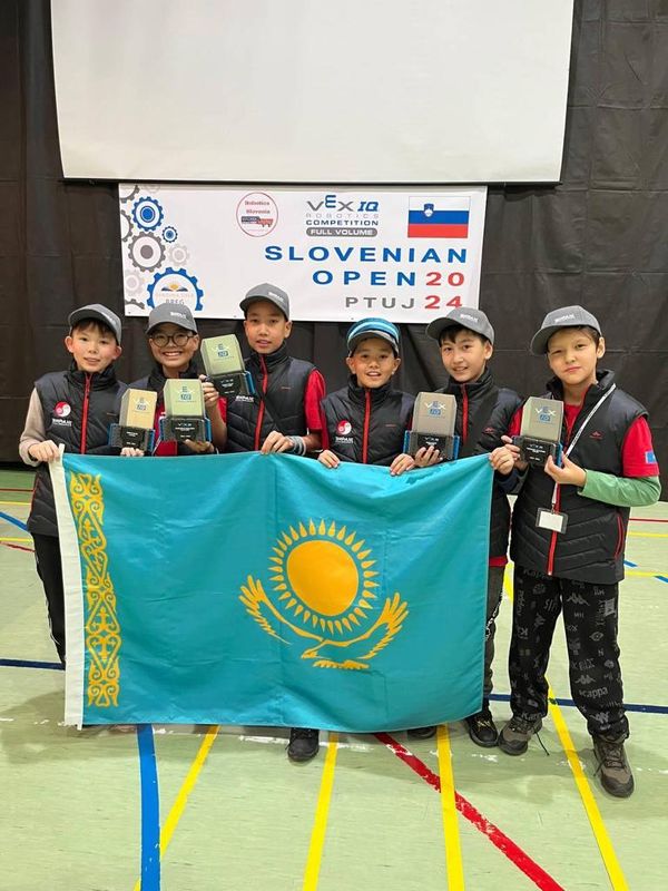 Казахстанские команды приняли участие в соревнованиях по робототехнике в Европе