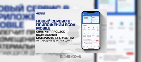 В Казахстане запустили сервис в eGov mobile для приема заявлений о возмещении материального ущерба, причиненного паводками