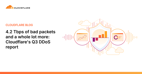 4,2 Тбит/с вредоносных пакетов и не только: отчет Cloudflare о DDoS-атаках в 3 квартале 2024 года