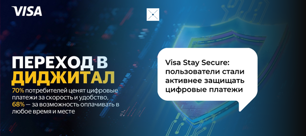 Visa Stay Secure: пользователи стали активнее защищать цифровые платежи