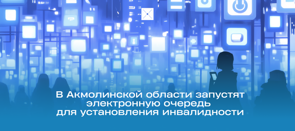 В Акмолинской области запустят электронную очередь для установления инвалидности