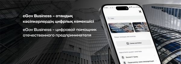 eGov Business – отандық кәсіпкерлердің цифрлық көмекшісі