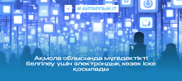 Ақмола облысында мүгедектікті белгілеу үшін электрондық кезек іске қосылады