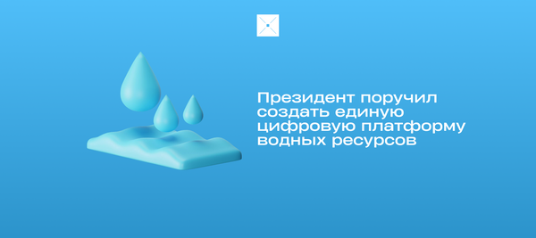 Президент поручил создать единую цифровую платформу водных ресурсов
